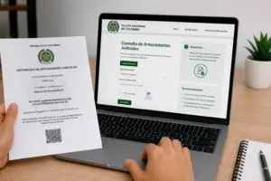 Certificado de antecedentes judiciales en Colombia: cómo descargarlo gratis y qué hacer si sale un error