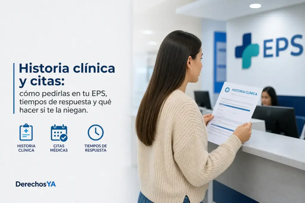 Historia clínica y citas: cómo pedirlas en tu EPS, tiempos de respuesta y qué hacer si te la niegan