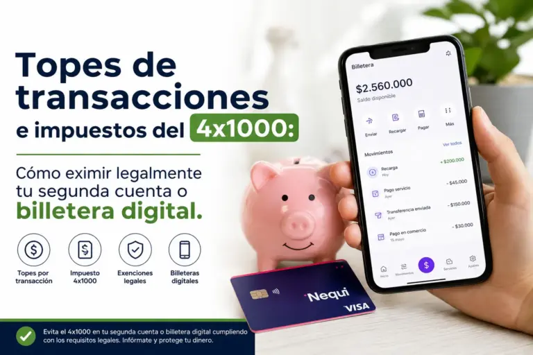 Homem com app de carteira digital mostrando saldo e impostos 4x1000