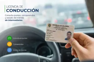 Licencia de conducción: cómo consultar puntos, comparendos y estado del trámite sin intermediarios